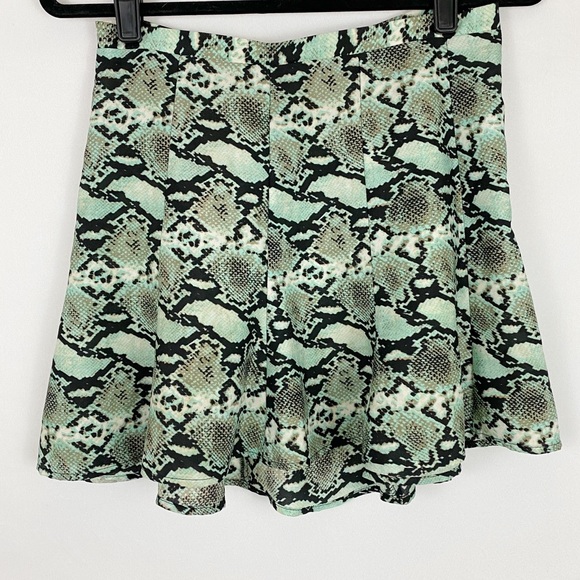 Show Me Your MuMu Python Print Skater Skirt - Picture 5 of 10